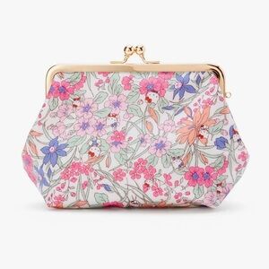 Sanrio Floral Coin Purse in Pink, Purple, Peach and Green